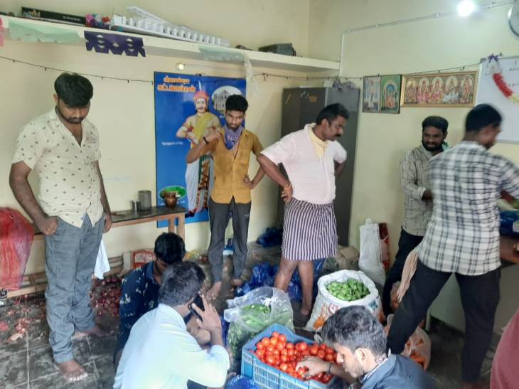 ஆந்திரா மாநிலம் நெல்லூரில் இராஜ கம்பளத்தார்க்கு கோரானோ நிவாரண உதவி 