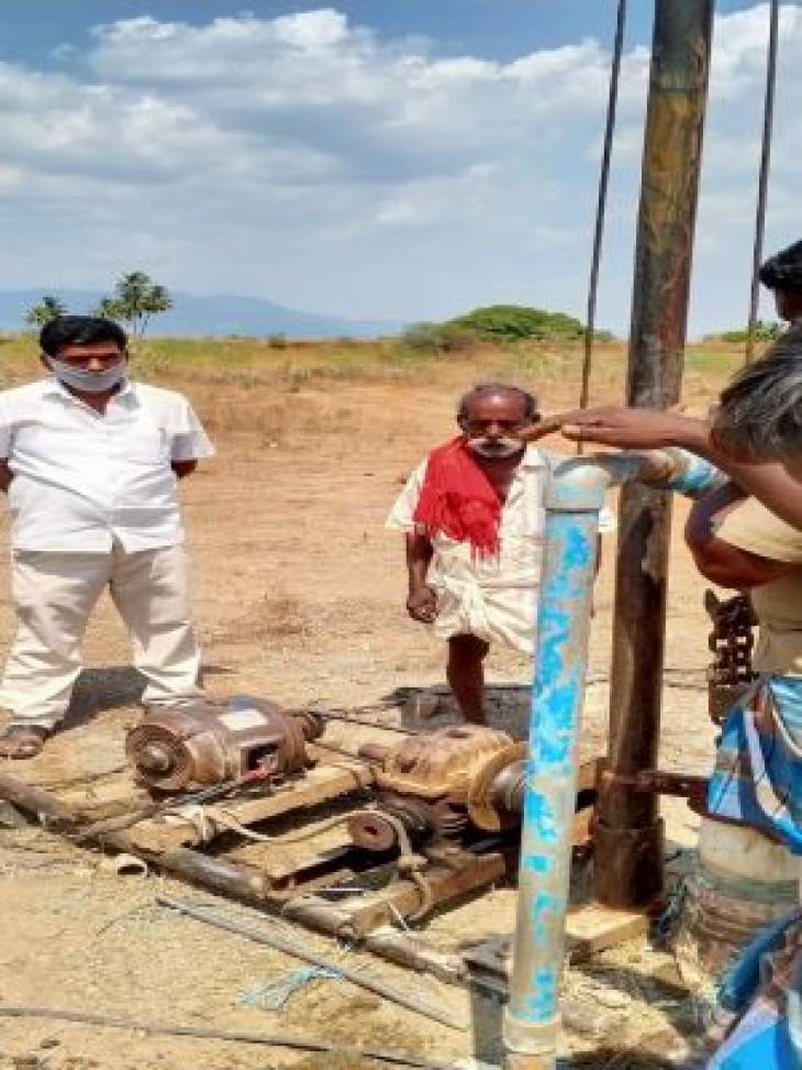 குடிநீர் பஞ்சத்தைப்போக்க துரித நடவடிக்கையில் நூத்தலாபுரம் ஊ.ம.தலைவர்