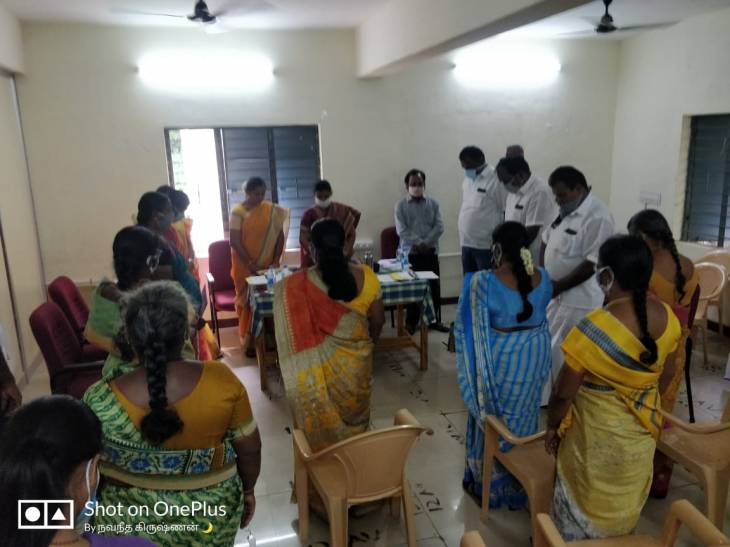 மதுக்கரை ஒன்றியக்குழு கூட்டத்தில் கலந்துகொண்டார் திரு.க.மாசிலாமணி