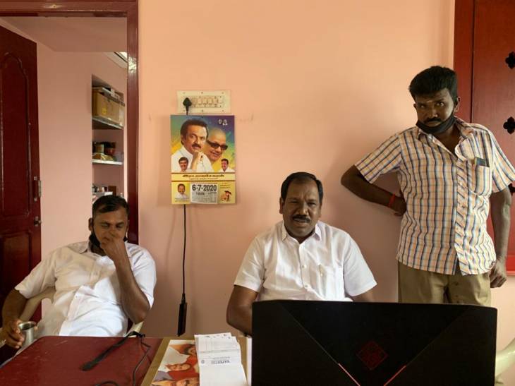 "ஒன்றிணைவோம் வா" தளபதி திரு.மு.க.ஸ்டாலின் அவர்களுடன் கோவை திரு.K.மாசிலாமணி
