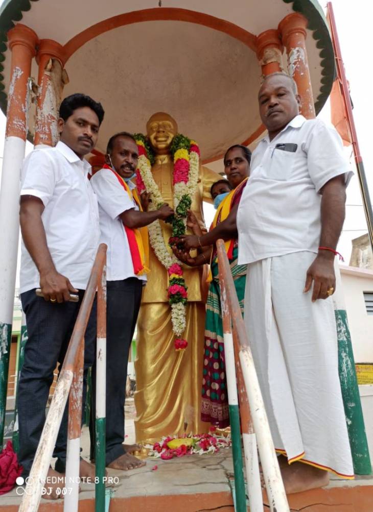 கர்மவீரரின் 118-ஆவது பிறந்தநாள் விழா-விடுதலைக்களம் மாலை அணிவித்து மரியாதை.
