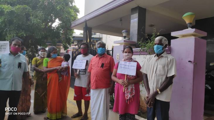 ஓ.பி.சி.இடஒதுக்கீடு மறுப்பு - போராட்டத்தில் குதித்த தொட்டிய நாயக்கர் சமுதாயத்தினர்.