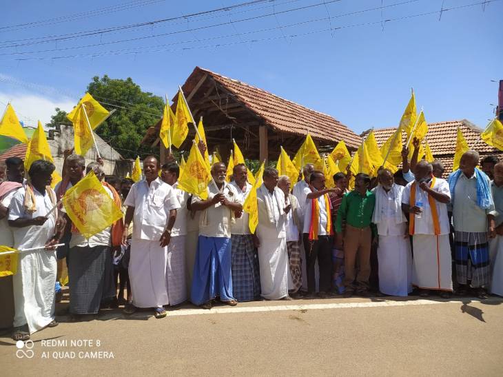 விருதுநகர் மாவட்டம் செங்குளத்தில் போராட்டம்! போலீசார் குவிப்பு!