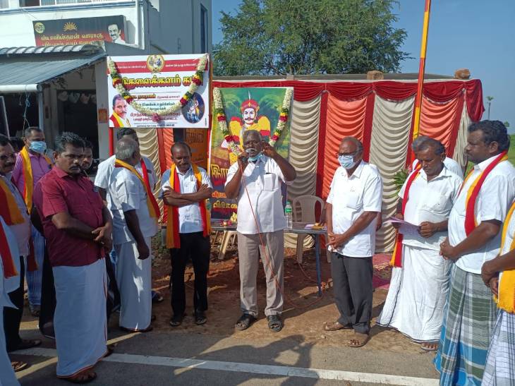 மேட்டுக்கடையில் விடுதலைக்களம் கட்சியின் கொடி பறக்குது! 