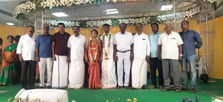 நலச்சங்க நன்கொடையாளர் இல்ல திருமணவிழா! - தலைவர்கள் வாழ்த்து. 
