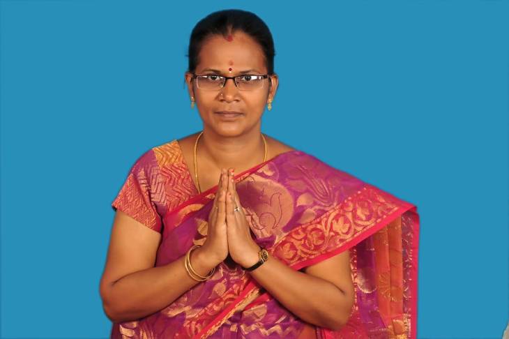 நகர்ப்புற உள்ளாட்சி வெற்றி நாயகி! - திருமதி.P.ராதா மாரிமுத்து