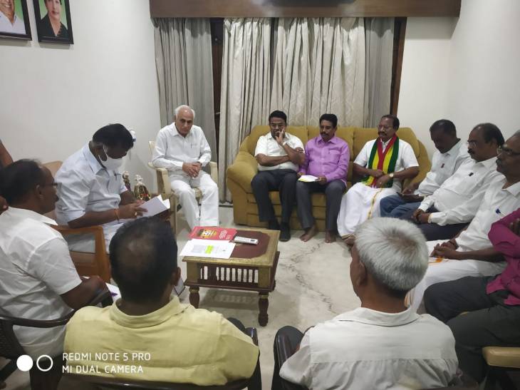 EPS, OPS, K.S.அழகிரி, முத்தரசன் ஆகியோருடன் தலைவர்கள் சந்திப்பு!