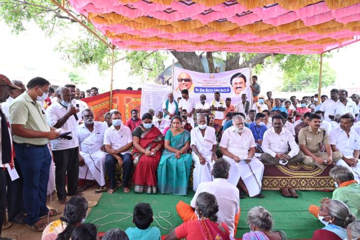 கொத்தப்புள்ளி ஊராட்சி கிராமசபைக்கூட்டத்தில் அமைச்சர், மாவட்ட ஆட்சியர் பங்கேற்பு!