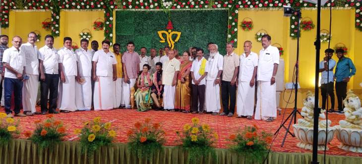 ஒருங்கிணைப்பாளர் இல்ல திருமணவிழா! - தலைவர்கள் வாழ்த்து.