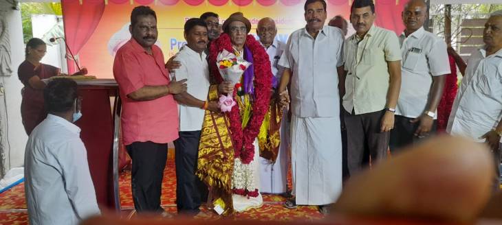 தெலுங்கின தென்றல் பேராசிரியருக்கு பிறந்தநாள்- தலைவர்கள் நேரில் வாழ்த்து.