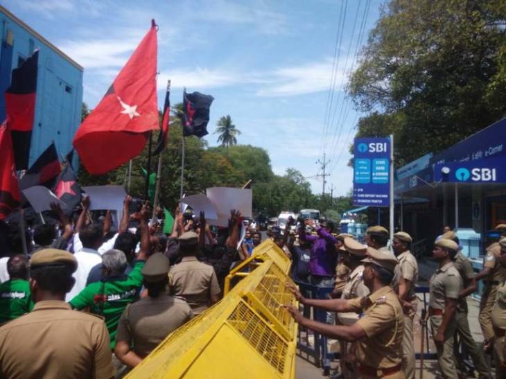 சாதிவாரி கணக்கெடுப்பு! மக்கள் பெருந்திரள் போராட்டம்!