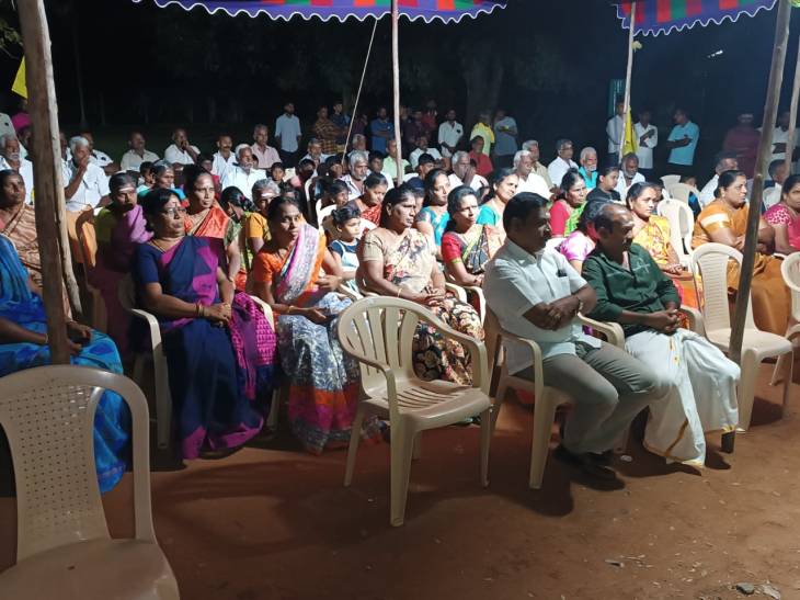 முப்பெரும்விழா-கிராம மக்கள் உற்சாகம்- ரூ.50000 நன்கொடை!