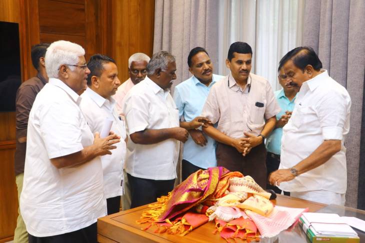 நகர்புற வளர்ச்சித்துறை அமைச்சர் K.N.நேருவுடன் சந்திப்பு!