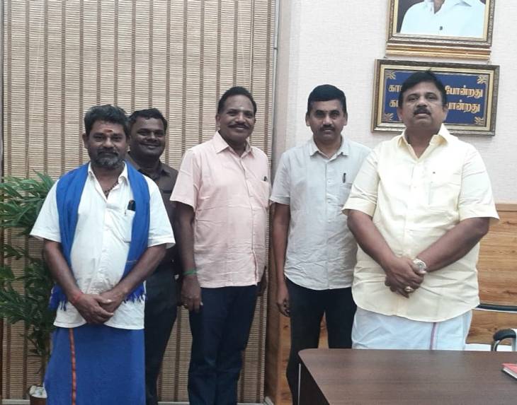 சென்னை மாநகர துணைமேயருடன் தலைவர் ஏஸ்.இராதாகிருஷ்ணன் சந்திப்பு!
