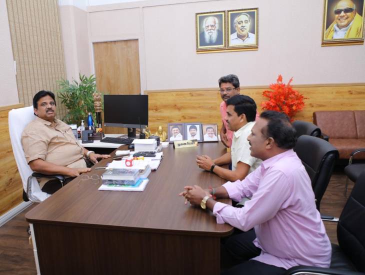சென்னை மாநகர துணைமேயருடன் சந்திப்பு!