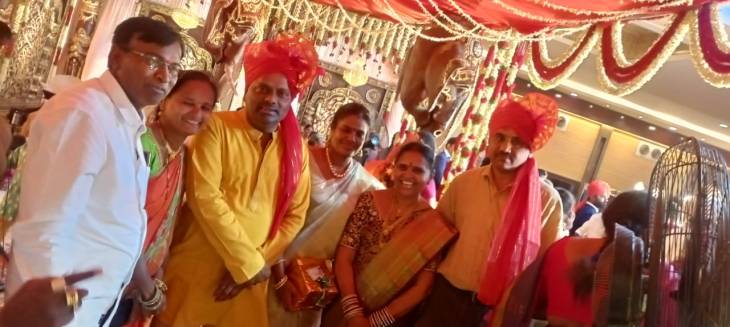அகில இந்திய பொதுச்செயலாளர் இல்லத் திருமண விழா! நேரில் வாழ்த்து.
