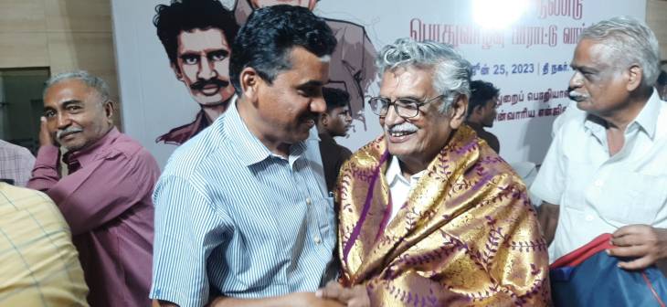 மின்வாரிய பொறியாளர் சா.காந்திக்கு கம்பளத்தார் சார்பில் பாராட்டு!