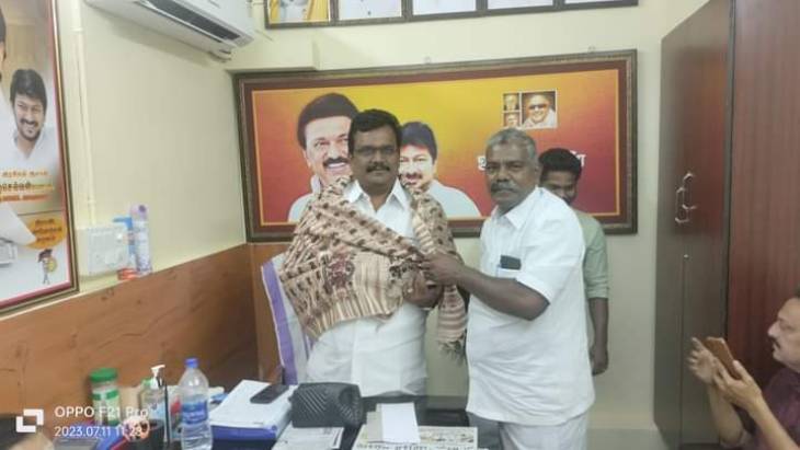 திமுக மாவட்ட தலைவராக திரு.மூர்த்தி நியமனம்!