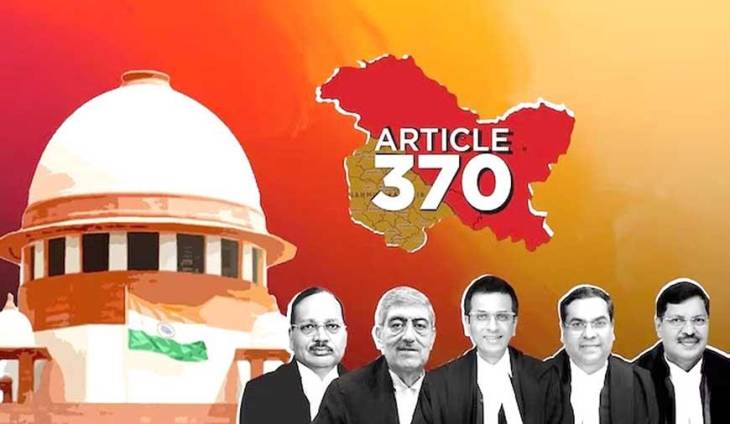 370 ரத்து அரசியலமைப்புச் சட்டம் மீதான அத்துமீறல் - உச்சநீதிமன்றத்தில் பரபரப்பு வாதம்.