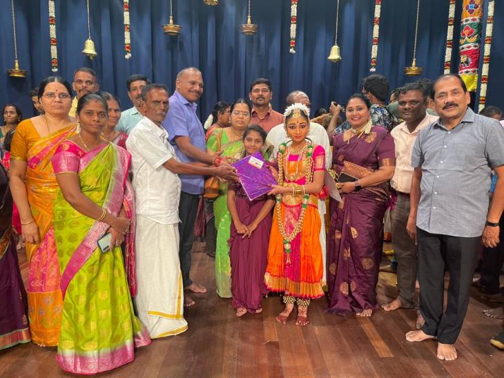 நாட்டிய மங்கை செல்வி.ஹர்ஷிதா சாய்-இன் சலங்கை பூஜை கோலாகலம்!