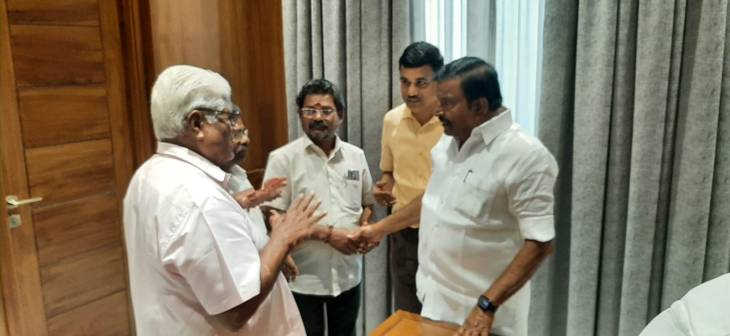 நகர்ப்புற வளர்ச்சித்துறை அமைச்சர் கே.என்.நேருவுடன் நலச்சங்க நிர்வாகிகள் சந்திப்பு!