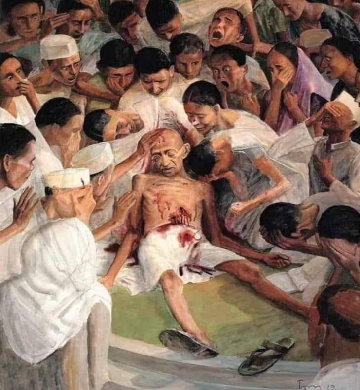 அன்பு, அகிம்சை கொண்டு ஆங்கிலேய சாம்ராஜ்யத்தை வீழ்த்திய காந்தியை வீழ்த்தியது எது?
