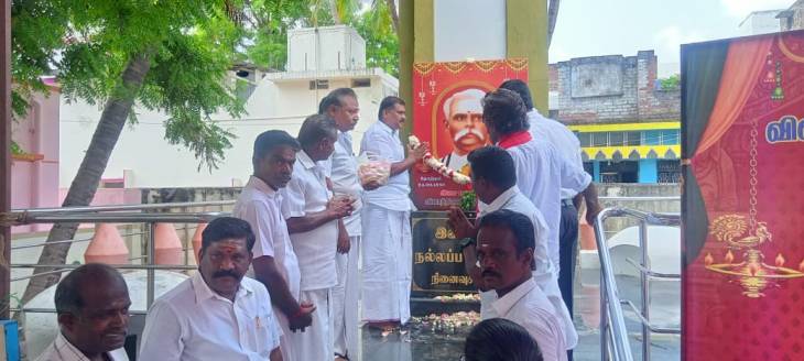 இசை மகாசமுத்திரத்தின் 60-வது குருபூஜை விழா - சட்டமன்ற உறுப்பினர் நேரில் மரியாதை