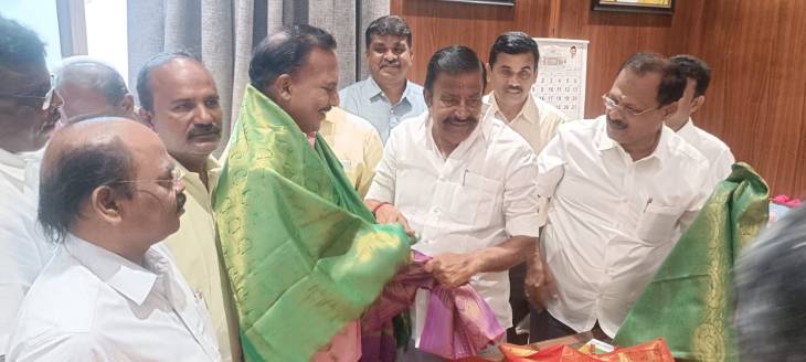 தமிழக நகர்ப்புற வளர்ச்சித்துறை அமைச்சர் கே.என்.நேரு அவர்களுடன் சந்திப்பு!