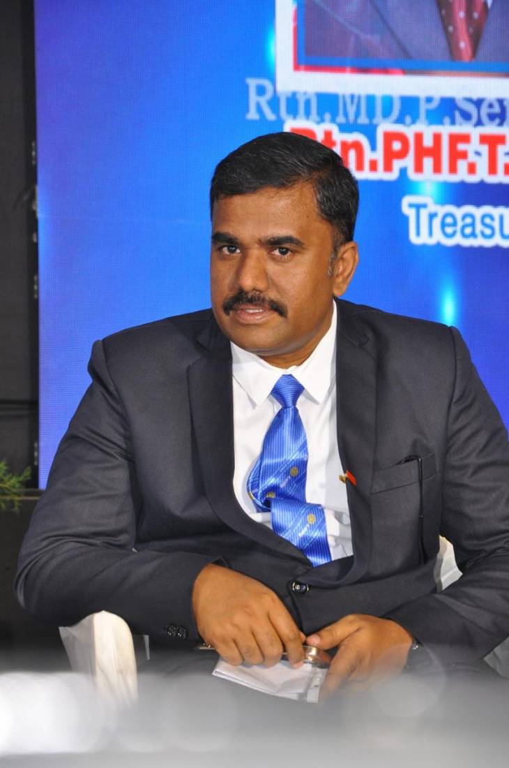 ரோட்டரி கிளப் செயலாளராக மரு.பொம்முசாமி தேர்வு!