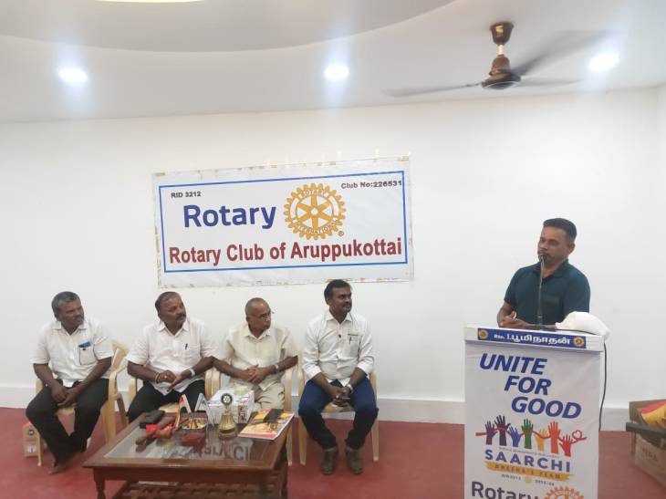 இராஜகம்பள சமுதாய நலச்சங்கச் செயலாளர் ரோட்டரி கிளப் தலைவராகத் தேர்வு!