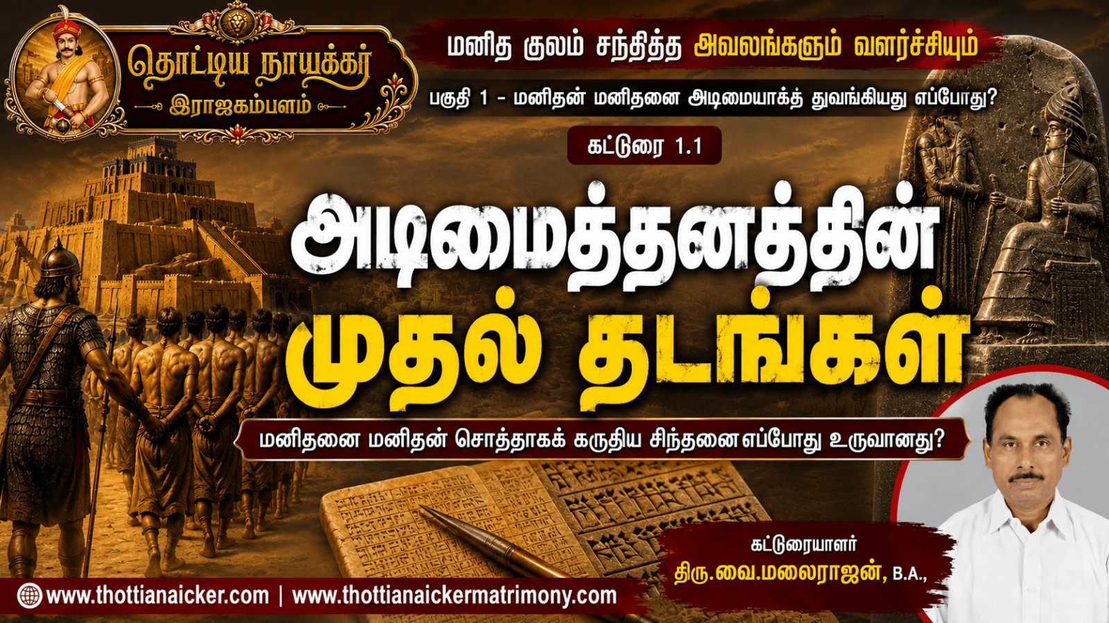 அடிமைத்தனத்தின் முதல் தடங்கள் - மனிதன் மனிதனை அடிமையாக்கத் தொடங்கியது எப்போது?